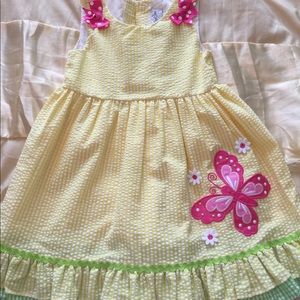 Toddler girl smocked dress